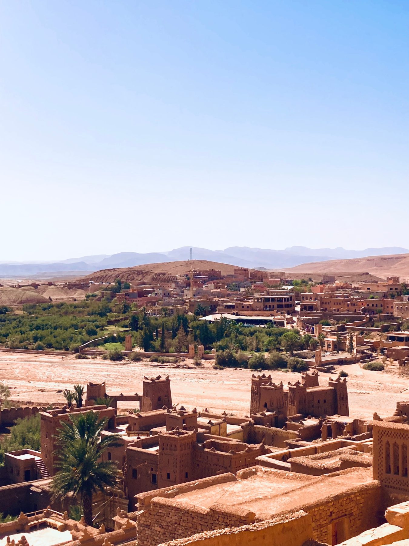 Le ksar d'Aït Ben Haddou, à une trentaine de kilomètres d'Ouarzazate, classé UNESCO