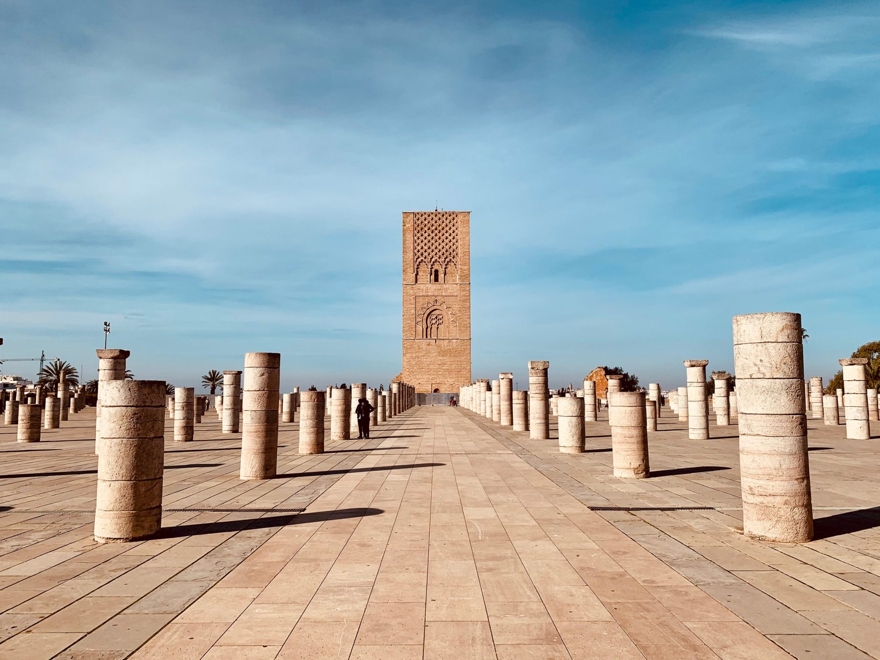La Tour Hassan, minaret inachevé du XIIe siècle