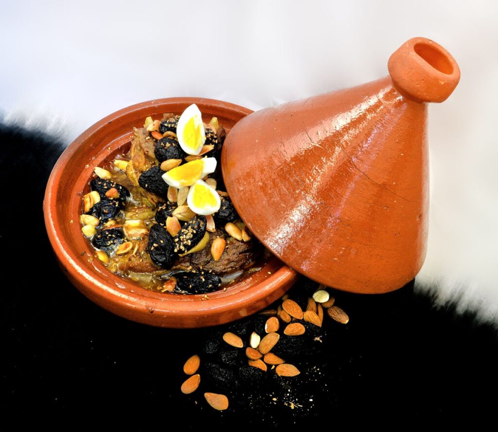 Tagine d agneau aux pruneaux et amandes